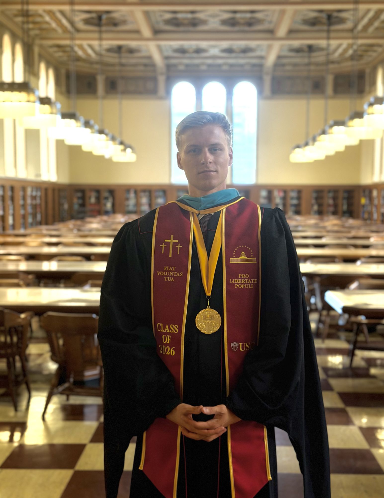 Seth as a finalist in the USC Case Challenge
